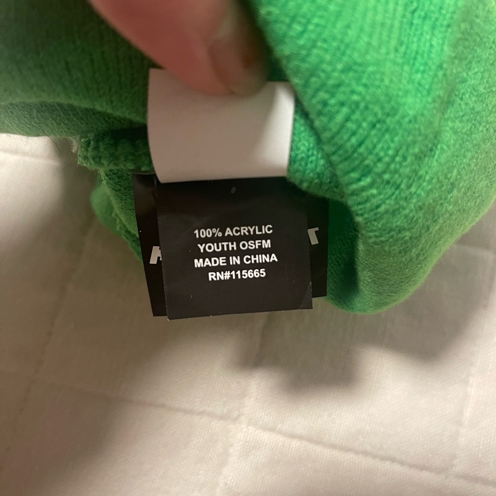 Minecraft kid beanie black/ green - Picture 3 of 3